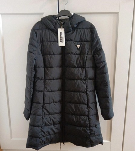 Piumino lungo guess donna nero - lungo,