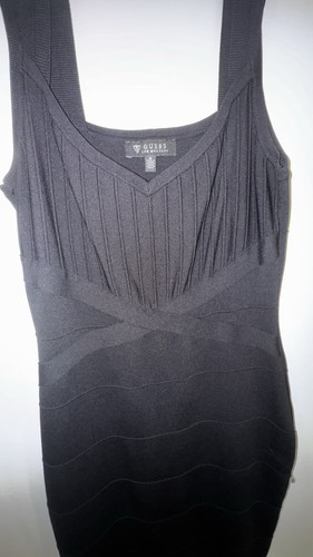 Abito midi guess - midi, nero