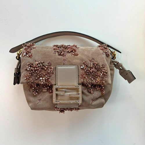 Fendi suede embroidered - suede,