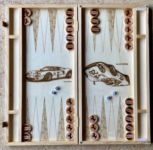 Ford ferrari backgammon - ford, vs.