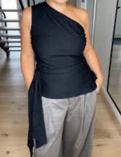 ZARA ASYMMETRIC TIE TOP ZW