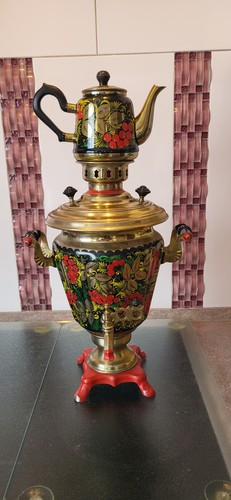 Samovar russo tula dipinto - russo, a