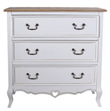 Comò bianco credenza shabby