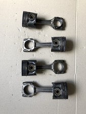 N.4 PISTONE CON BIELLA E BRONZINA ORIGINALE VW AUDI MOTORE AHF 1.9 TDI 81 KW