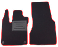 Tappetini auto 2 pz SMART FOR TWO W453 2014 2020 con bottoni e battitacco(ROSSO)