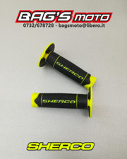 MANOPOLE ORIGINALI SHERCO NERO/GIALLO FLUO 7595