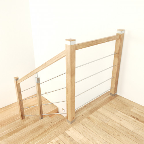 Ringhiera rovere legno - rovere,