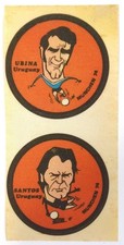 World Cup Munchen 74 Edis Jez Figurina Luis Ubina Hector Santos Uruguay