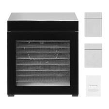 Uimoso Essiccatore per Alimenti 10 Vassoi, Macchina Essiccatrice da 25L