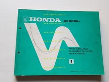 Honda CX 650 E 1982 catalogo ricambi originale spare parts catalogue