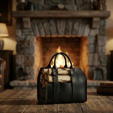 Borsa porta legna da ardere in