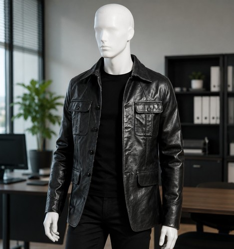 Blazer uomo nero cappotto - , vera
