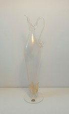 GIOVANNI CENEDESE MURANO VASO Anfora VETRO Polvere Oro VINTAGE 1 Ansa