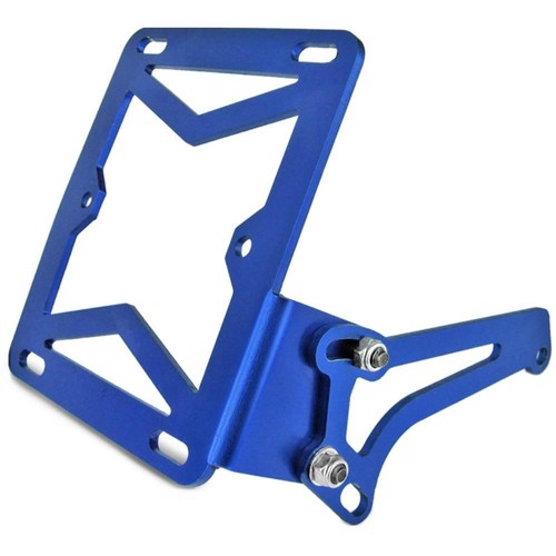 Supporto targa blu - targa, laterale