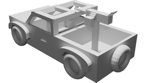 Modello jeep deserto replica - jeep,