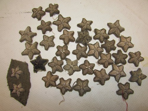 Lotto stellette ricamate - stellette,