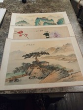 3 Original Artist Signed Rice