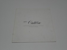 CADILLAC 1977 FLEETWOOD BROUGHAM DE VILLE DEPLINAT BROCHURE PROSPEKT (A1-1)
