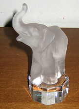 Statuina GOEBEL Collection Elefante in cristallo 24% piombo Vintage dacollezione