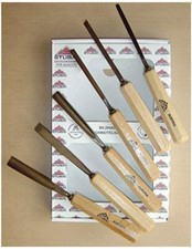 Stubai 510101 Assortimento sgorbie per scultori Set di 6 Pezzi MADE IN AUSTRIA