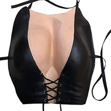 Busto finto Donna Petto Seno Grande Maggiorata Corpetto Busto Bustier I.34