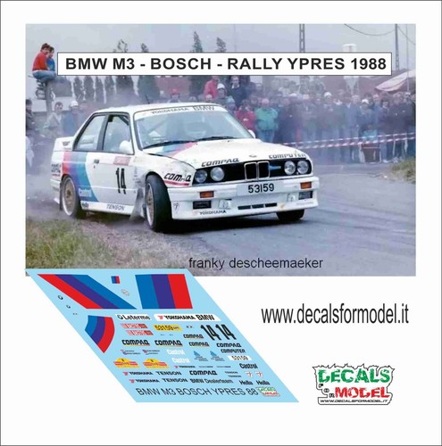 Decals bmw e30 bosch - m3,