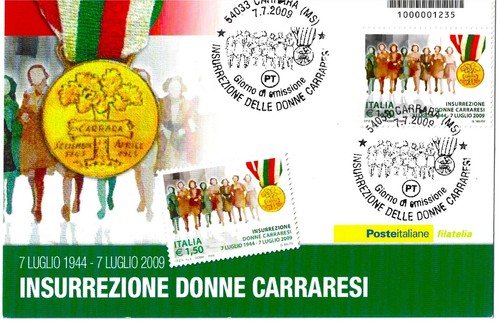 Cartolina insurrezione donne - cartolina,