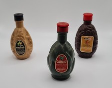 3 Mignon Miniature Benvenuti Liquore Carciofo, Nocino e Caffe' Vintage