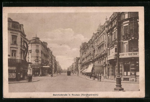 Cpa roubaix rue - cpa,