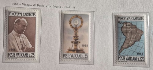 1968 vaticano viaggio di - vaticano,