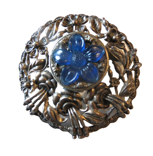 Spilla antica vintage ciondolo