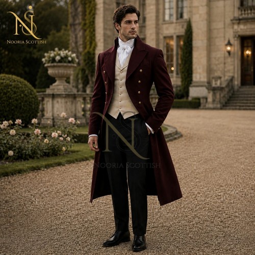 Cappotto uomo bordeaux