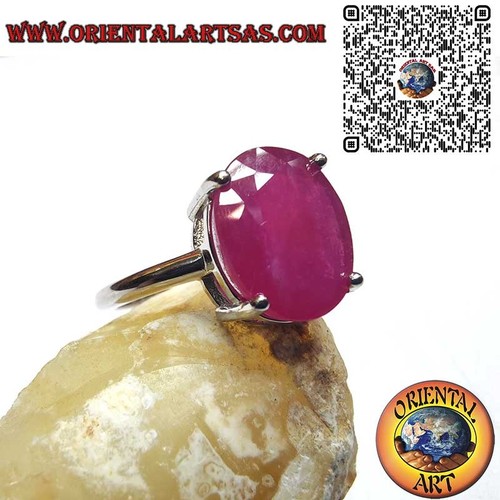 Anello solitario argento - solitario,