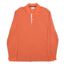 Polo uomo LACOSTE arancione e