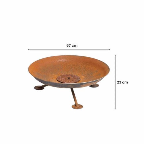 Braciere acciaio corten - braciere,