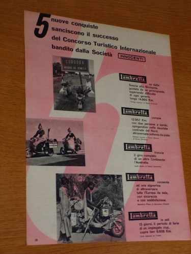 Lambretta innocenti successi - lambretta,
