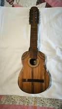 Vintage Chitarra Charango Armadillo Fatto In Sud America 10 Corde Ukulele