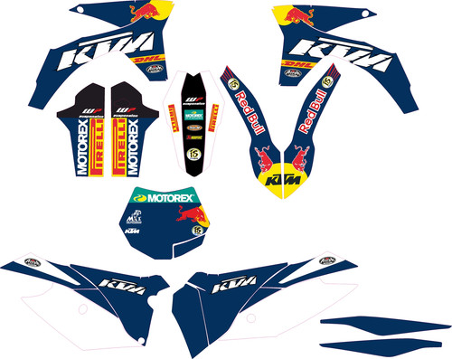 Kit pegatinas ktm exc - kit, exc-sx