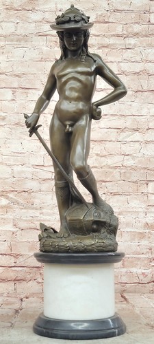 Scultura bronzo davide - scultura, in