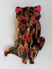 Lea Stein Cat (Sacha) brooch
