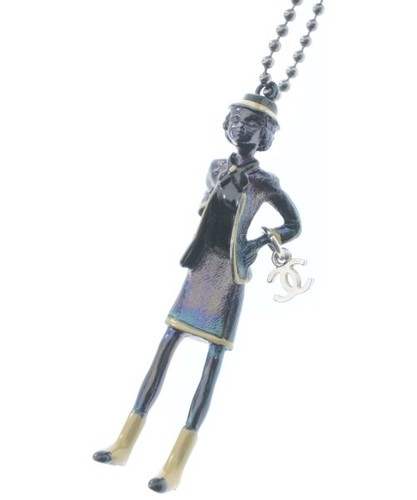 Chanel necklaces black - chanel,