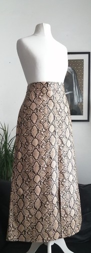 Gonna midi zara - gonna, marrone