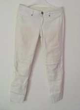 PANTALONI BIANCHI BENETTON TAGLIA S ABBIGLIAMENTO MODA DONNA ESTIVA