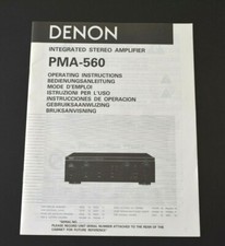 Denon pma 560 - denon, pma-560