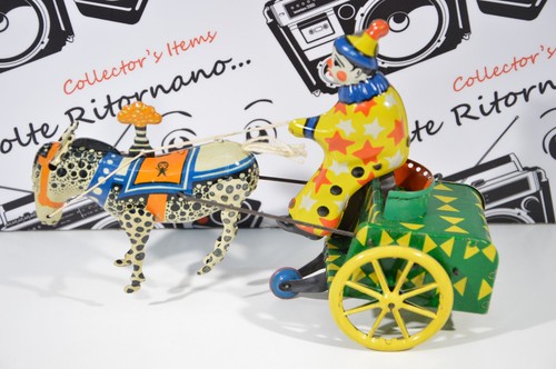 Gioco latta vintage carica - in,