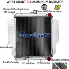 Rangées radiateur pour - 2,
