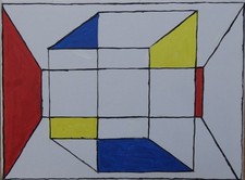"Cubo 2" - 40 x 30 cm - 2026 -