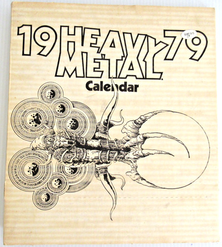 Calendario 1979 metallo - "calendario,