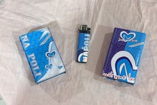 NAPOLI CALCIO 2 Porta Sigarette in Metallo  con Accendino Ricaricabile