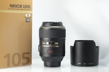 Nikon AF-S VR 105mm f2,8 G IF-ED in Mint Condition With Lens Hood HB-38